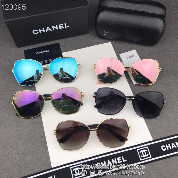 CHANEL香奈兒 新款 原單品質 花料板材鏡腿 高清寶麗來偏光鏡片 女款太陽鏡  lly1440